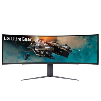 Monitor Gaming Curbat LG UltraGear 49GR85DC, 49", VA, HDR, 32:9, Dual QHD 5120x1440, 240Hz, 1ms, 450cd, HDMIx2, DP, USB, Negru