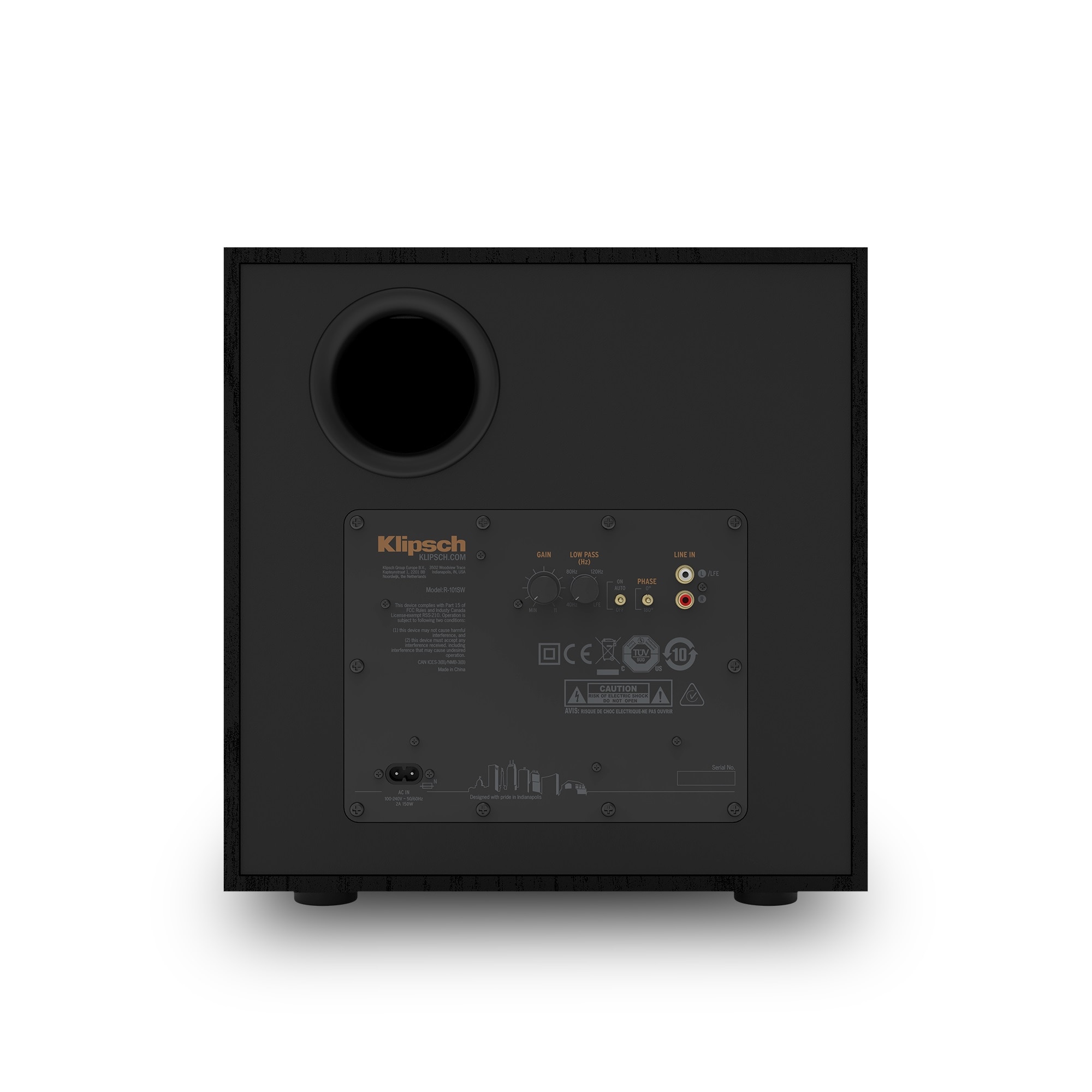 Subwoofer Klipsch R-101SW, Negru