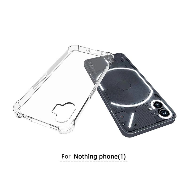Husa telefon compatibila cu Nothing Phone 1, Protectie Colturi, Ultra Protect, Anti-Shock Protection Hard, Technology Air Cushion, Crystal Clear
