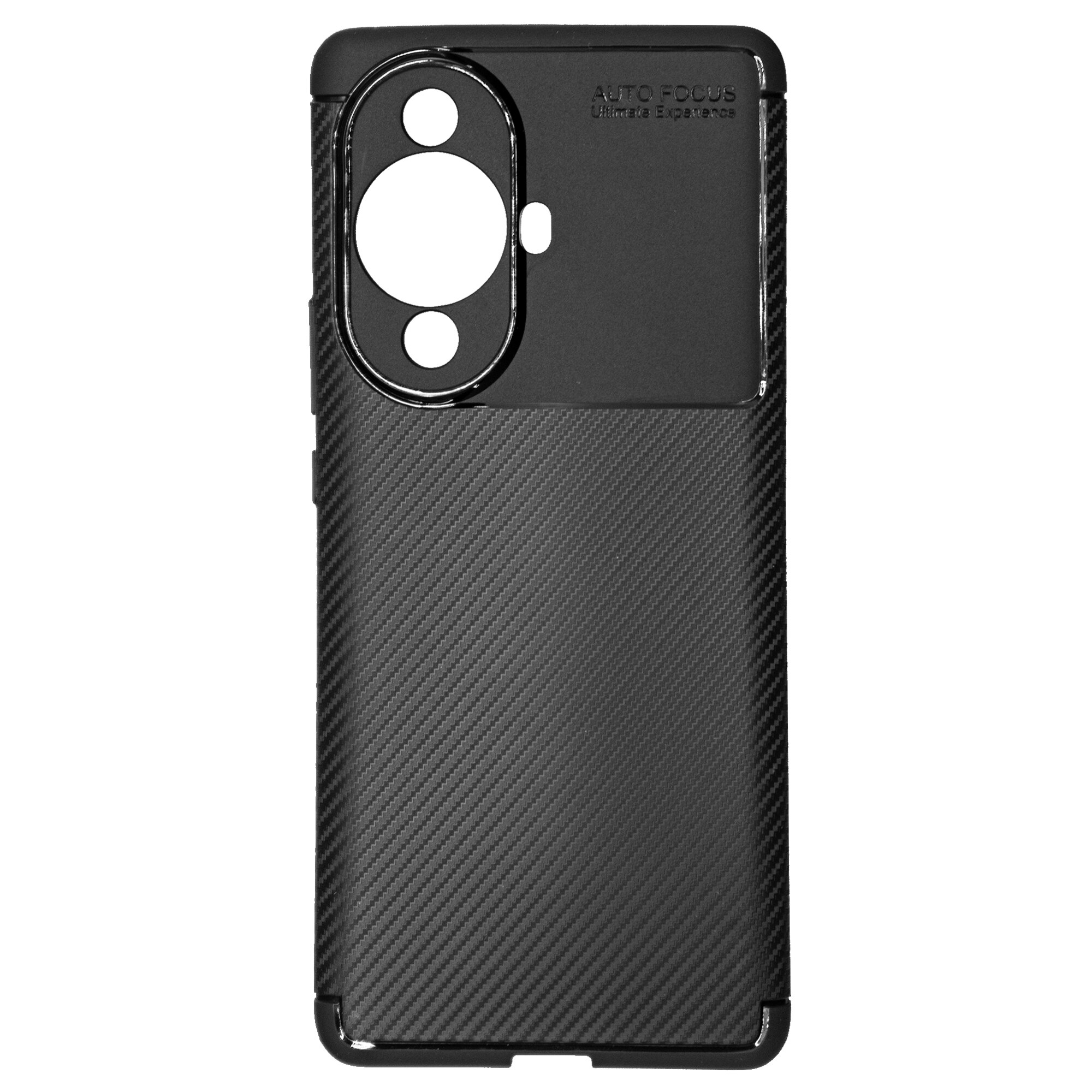 Husa SILKASE pentru Huawei Nova 11 Pro, AutoFocus, silicon carbon, culoare negru