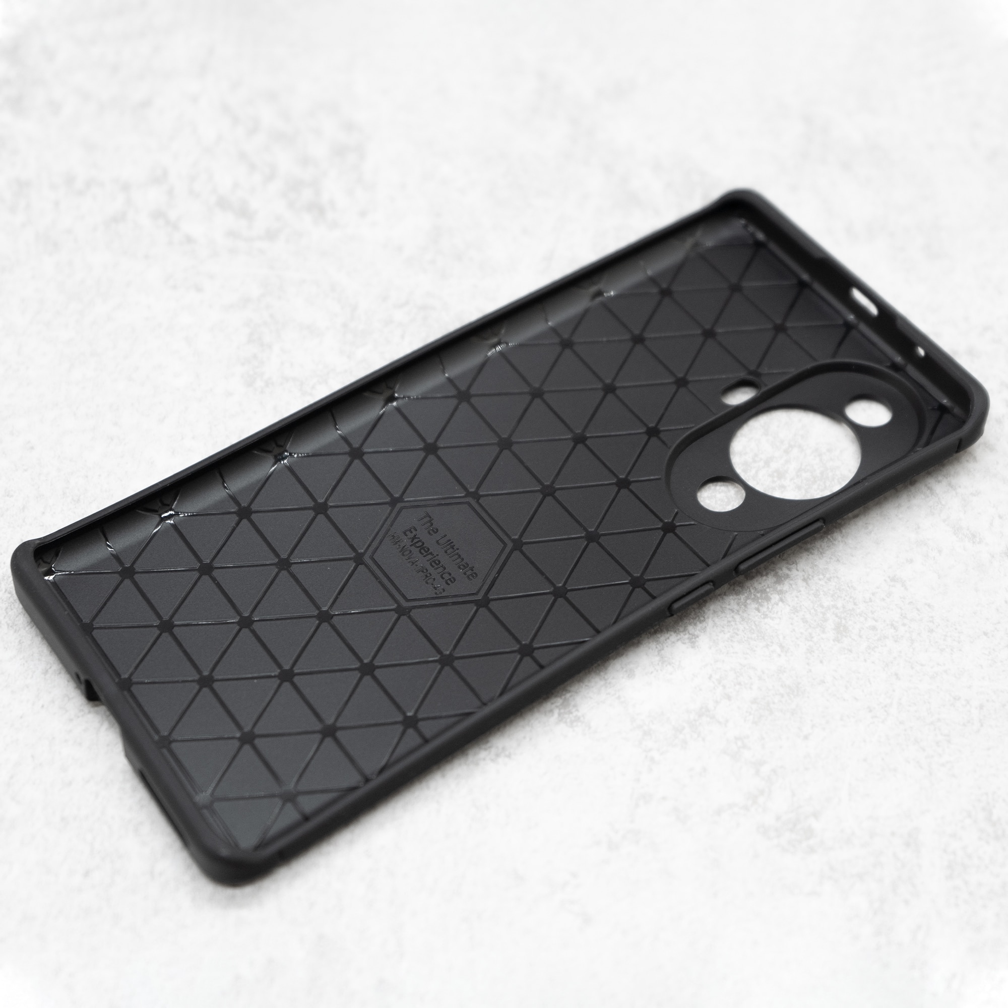 Husa SILKASE pentru Huawei Nova 11 Pro, AutoFocus, silicon carbon, culoare negru