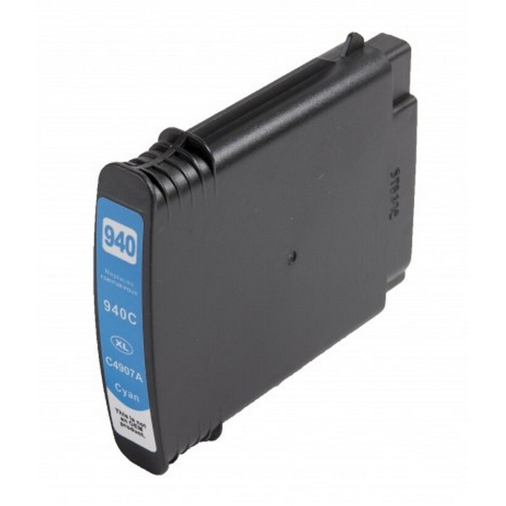 Cartus cerneala (inkjet) TIN compatibil cu HP C4907AE / HP 940XL Cyan - 1400 pagini
