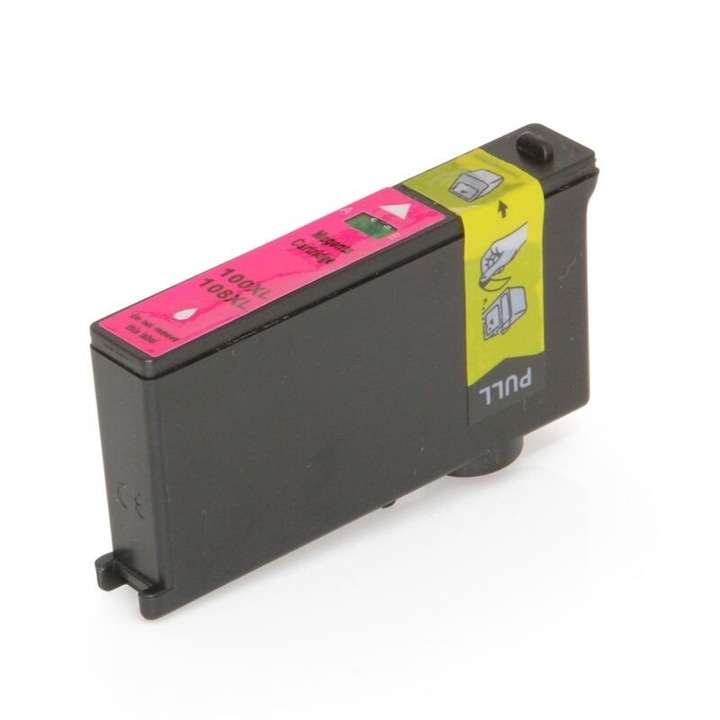 Cartus cerneala (inkjet) TIN compatibil cu LEXMARK 14N1094E / LEXMARK 100XL Magenta - 625 pagini (capacitate mare)