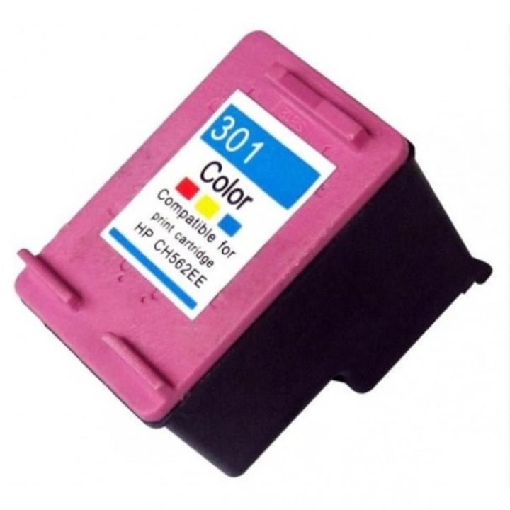 Cartus cerneala (inkjet) TIN compatibil cu HP CH562EE / HP 301 Color - 330 pagini, 6 ml (capacitate mare)