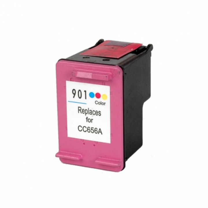 Cartus cerneala (inkjet), marca TIN, model compatibil cu HP CC656AE / HP 901 Color, multicolor, 400 pagini, 10 ml