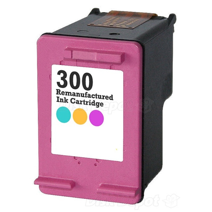Cartus cerneala (inkjet) TIN compatibil cu HP CC643EE / HP 300 Color - 412 pagini, 10 ml (capacitate mare)