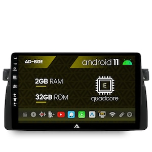 Navigatie Autodrop BMW E46, Android 11, E-Quadcore, 2GB RAM, 32GB ROM, 9 Inch - AD-BGE9002, AD-BGRKIT397