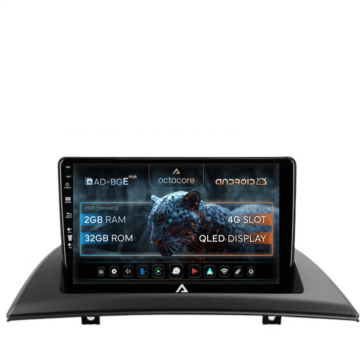 Navigatie Autodrop BMW X3 E83 (2003-2010), Android, E-Octacore / 2GB RAM + 32GB ROM, 9 Inch