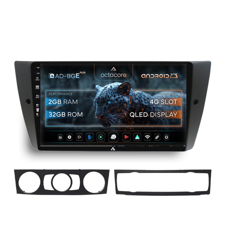 Navigatie Autodrop BMW Seria 3 E90, E91, E92, Android, E-Octacore / 2GB RAM + 32GB ROM, 9 Inch