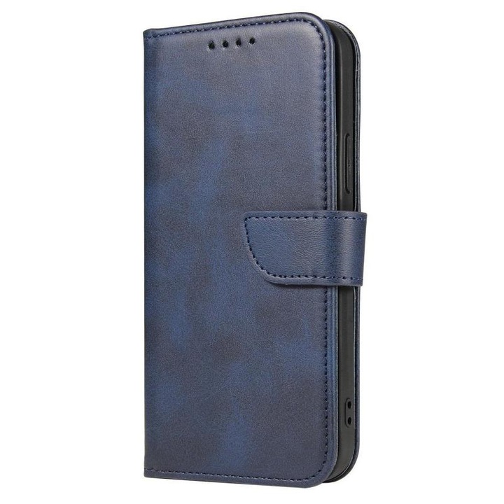 Калъф Magnet Wallet Stand, съвместим с Xiaomi Redmi Note 12 / Poco X5 5G Blue