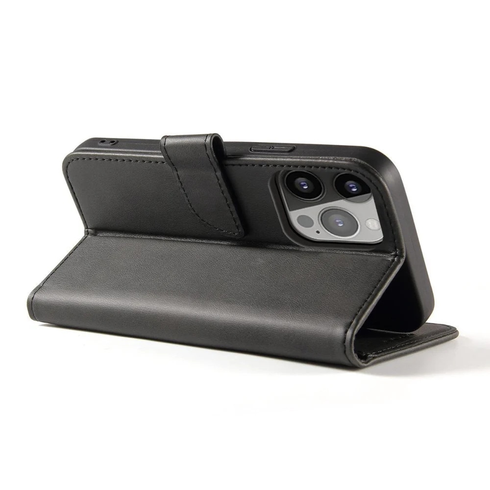 Husa Magnet Wallet Stand compatibila cu Vivo Y02s / Y16 Black