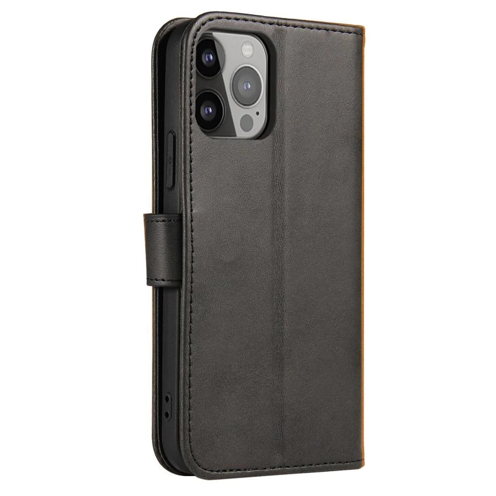 Husa Magnet Wallet Stand compatibila cu Vivo Y02s / Y16 Black
