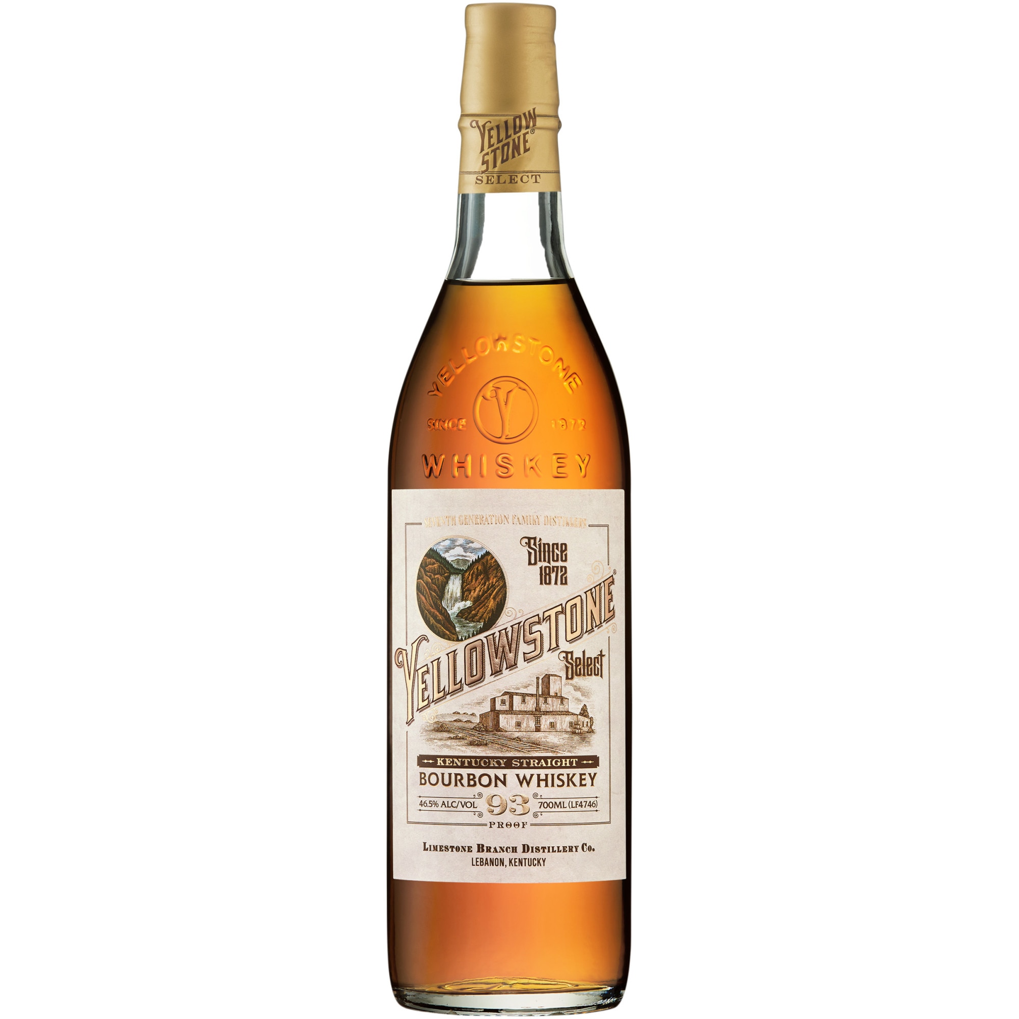 Yellow Stone 7年ウイスキー 91プルーフ　サッポロ Whiskey Yellowstone, Select Bourbon, 46.5%, 0.7l - eMAG.ro