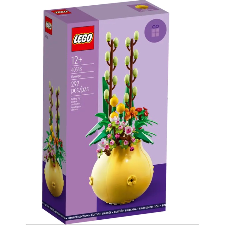 Lego - Flowerpot Ghiveci cu flori 40588, 292 piese