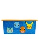 Cutie depozitare jucarii, Pokemon Rock, 15 x 38.7 x 28.7 cm, 13 litri Albastru 38 cm