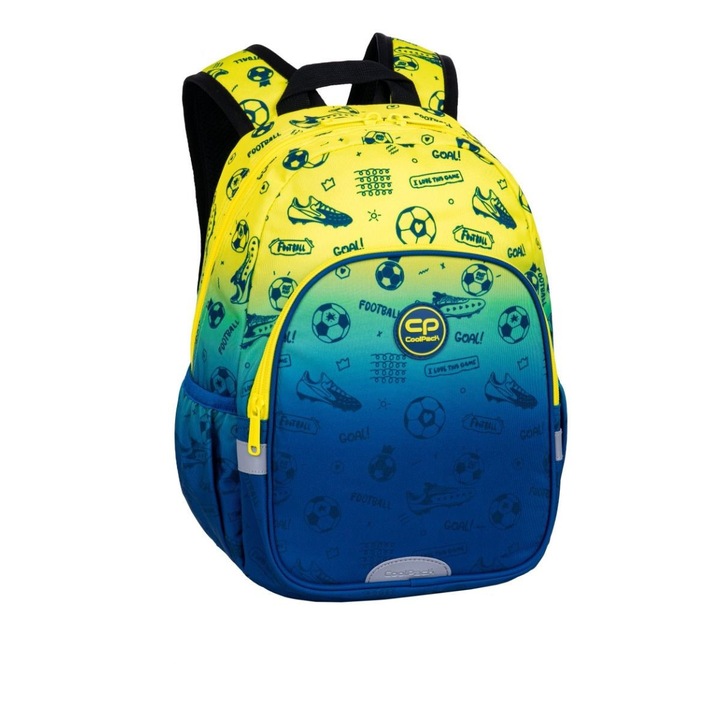Раница за детска градина CoolPack, Toby, Football, 26x35x12, Многоцветен