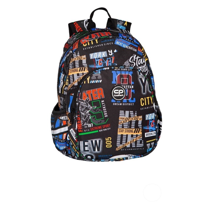 Раница за детска градина CoolPack, Toby, Big City, 26x35x12, Многоцветен