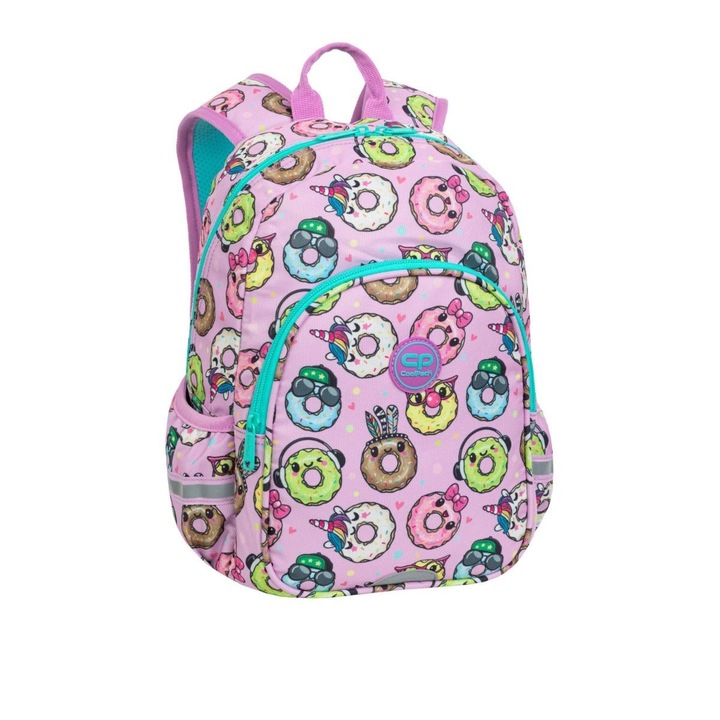 Раница за детска градина CoolPack, Toby, Happy Donuts, 26x35x12, Многоцветен