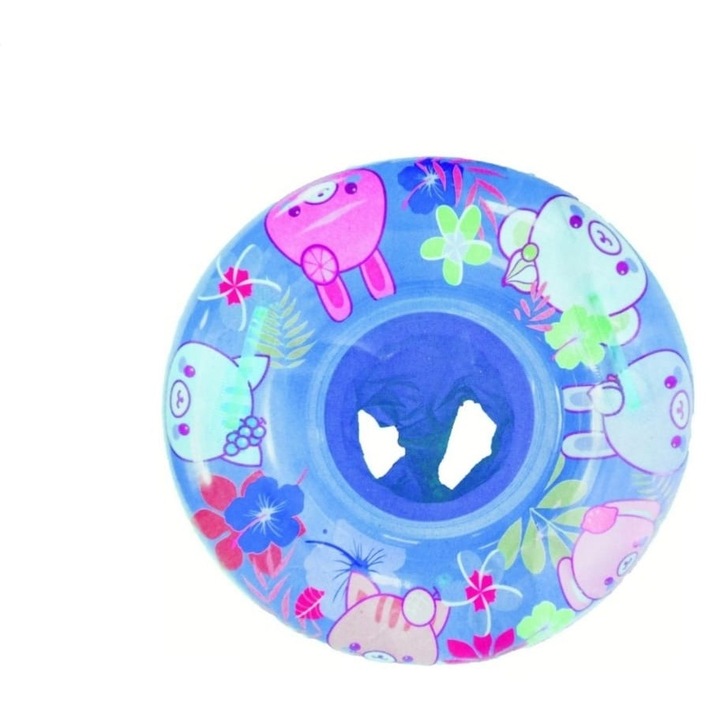 Colac bebe pentru inot, cu chilotel, 60 cm, albastru