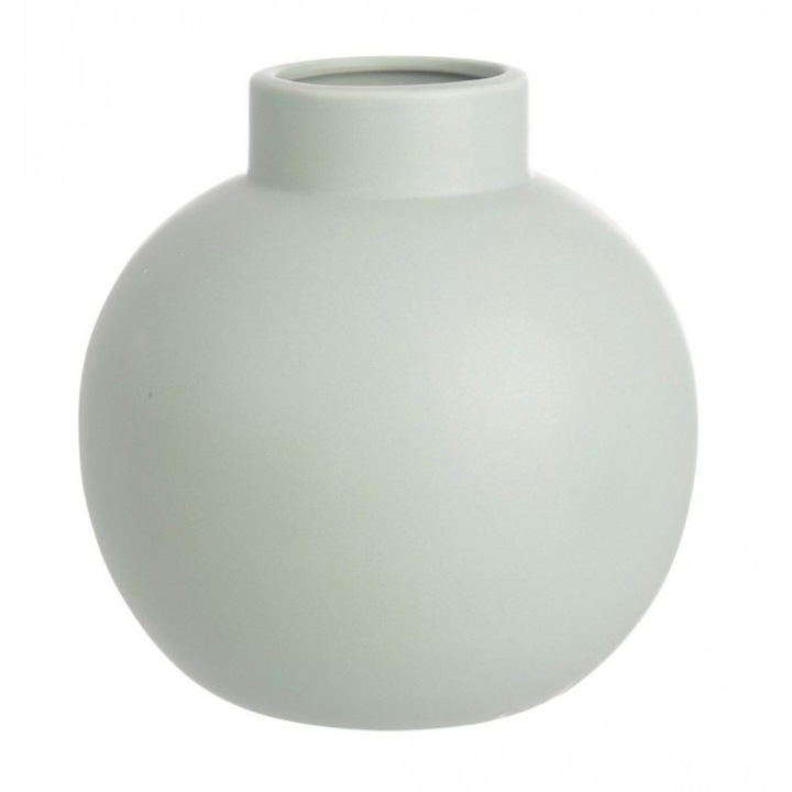 Vază portelan Bizzotto gri 16x16 cm