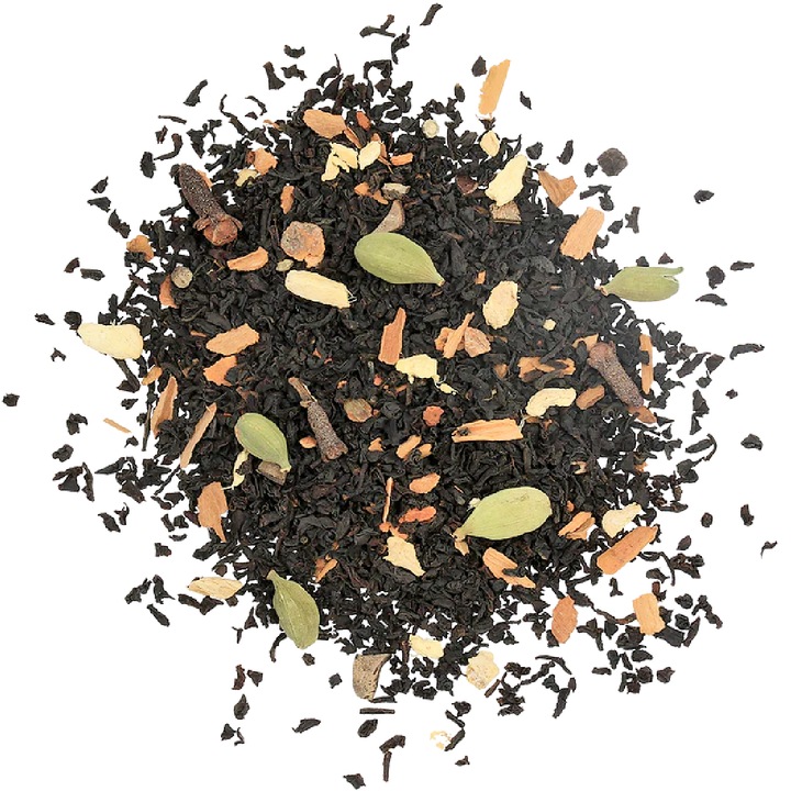 Ceai negru ceylon Masala Chai cu Cardamom, Cuisoare, Scortisoara, Ghimbir, Nucsoara si Piper, "colectia Oriental" refill, 100gr, Basilur Tea