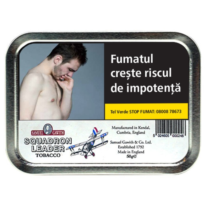 Tutun pentru pipa, Samuel Gawith, Squadron Leader, 50g