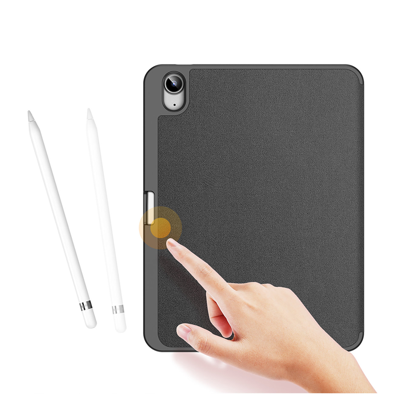 Husa DUX DUCIS DOMO pliabila cu depozitare creion pentru iPad 10 (2022) neagra