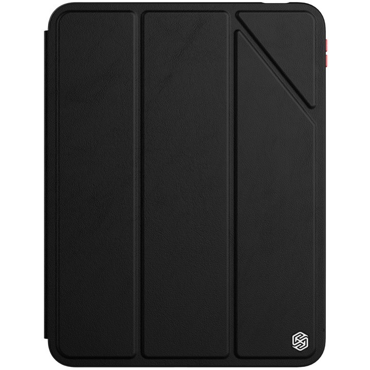 Husa Nillkin Bevel Leather compatibila cu iPad 10.9 inch 2022 Black