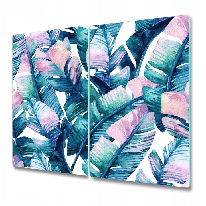 Vágódeszka Tulup Üveg Négyszögletes Azték Mozaik Barna 2x30x52 cm
