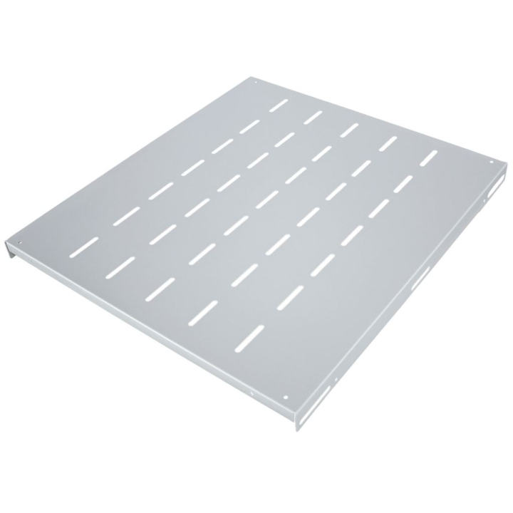 Intellinet 1U 19" стелаж с фиксиран рафт 345 мм сив (712231) (in-712231)