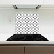 Vágódeszka Tulup Üveg Négyszögletes Egzotikus Variáció Kék 2x30x52 cm