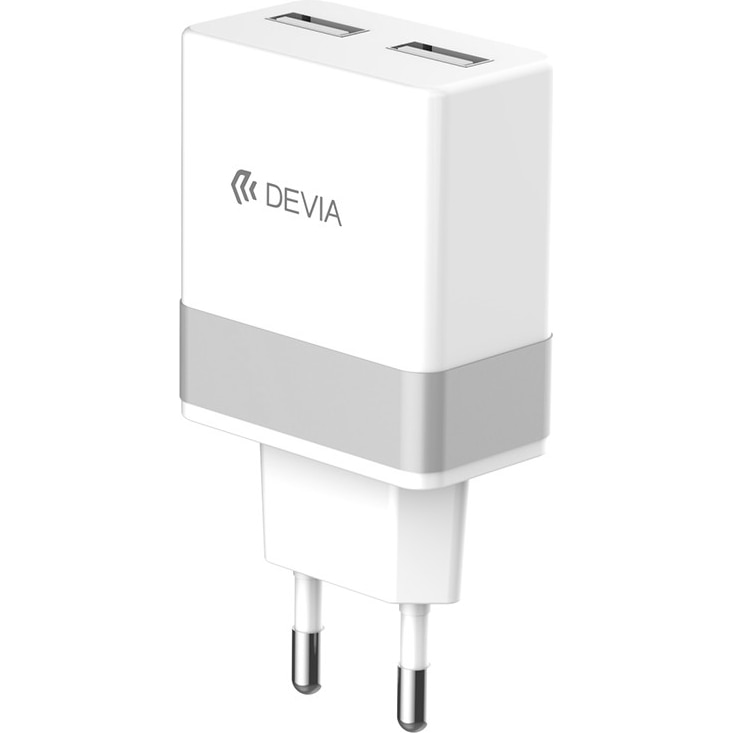 Incarcator retea Devia Rockwall, 2.4A, 2 USB