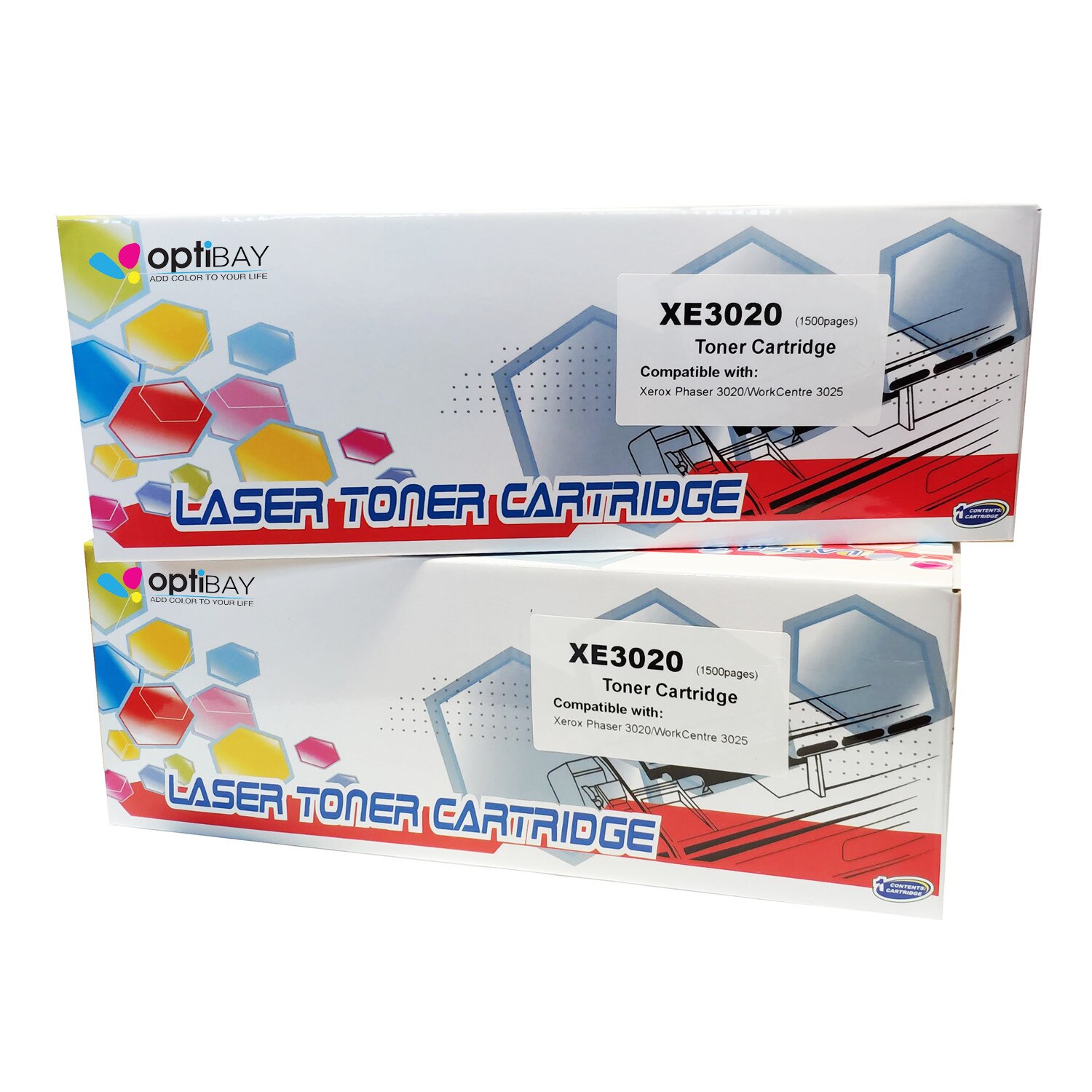 3020 Set 2 buc. x Cartus toner compatibil cu Xerox 3020 3025 Negru ...