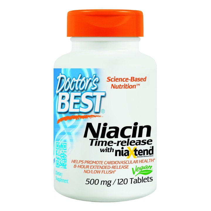 Ниацин Doctor`s Best Niacin 120 Caps