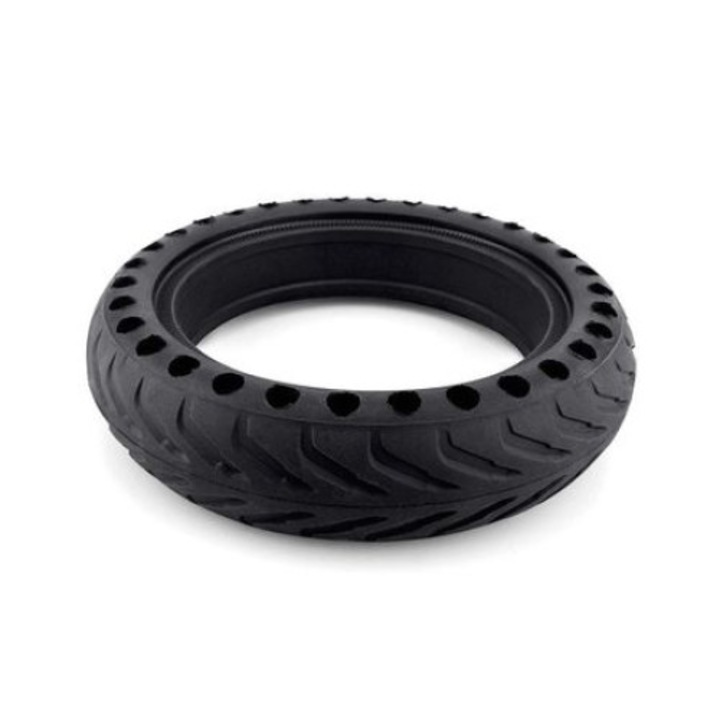 Cauciuc plin de 8 x 1/2 x 2 sau 8,5 x 2 cu gauri, pentru Trotineta electrica Kugoo M2 Pro