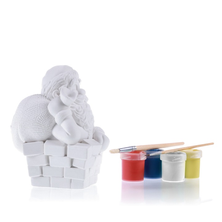 Figurina de colorat, Candellana, Model Mos Craciun