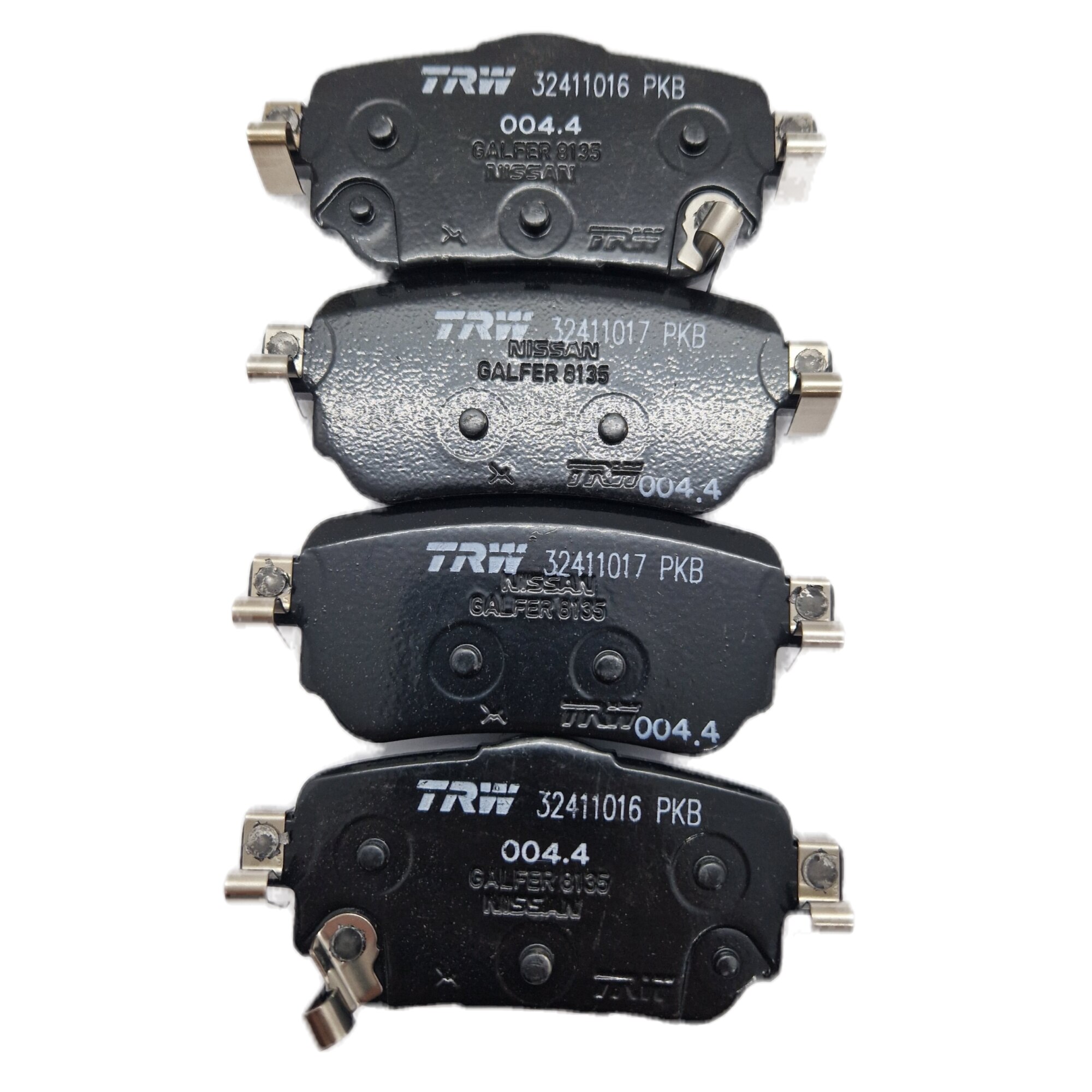NEKA様 B8T Set placute frana spate TRW nissan qashqai 2, x-trail, leaf