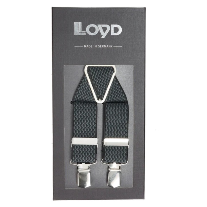 Bretele barbati, Lloyd, 6714, 120 cm, negre