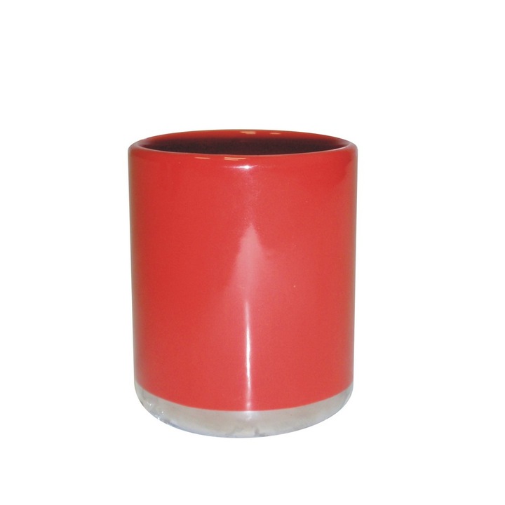 Suport periuta de dinti, AWD Interior, Ceramica, Rosu