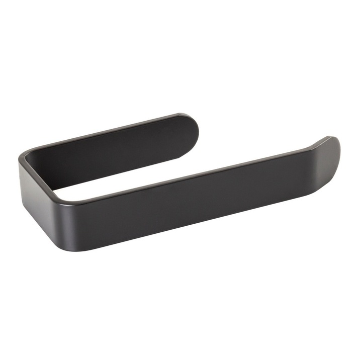 Поставка за тоалетна хартия, AWD Interior, Aluminium, 1KG, Черен