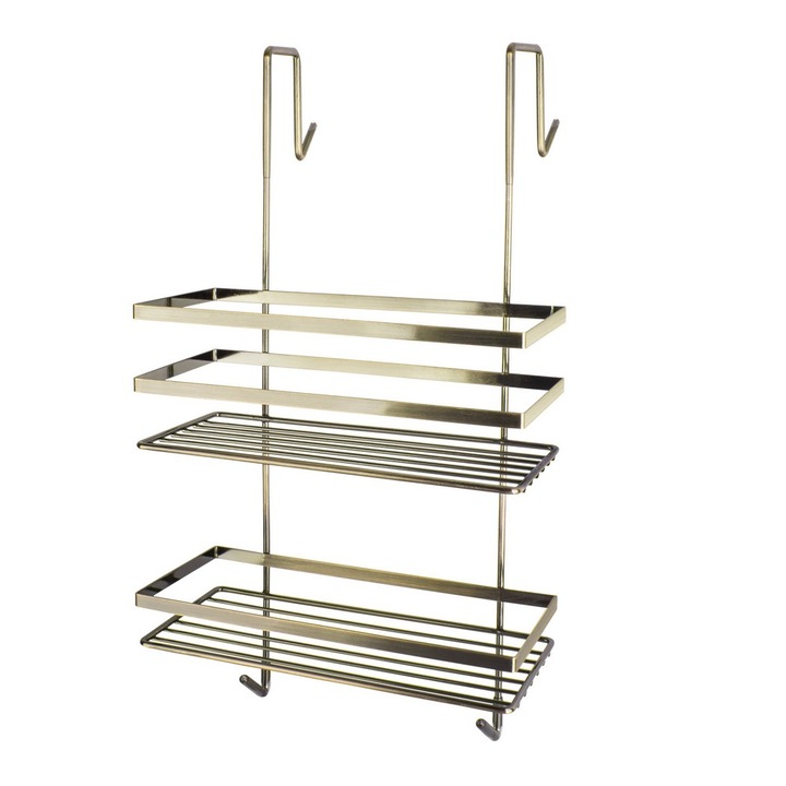 Рафт за душ кабина, AWD интериор, стомана, златист