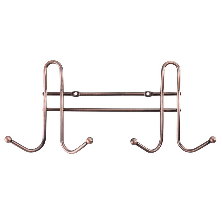 Cuier cu 4 carlige, AWD Interior, Metal, Auriu