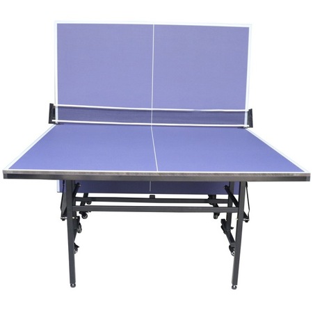 Masa tenis pentru interior TECHFIT, pliabila, 12 mm, albastru, set 2 palete incluse