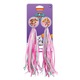 Panglici decorative pentru ghidon bicicleta copii Paw Patrol Girl, Seven, Plastic, Multicolor