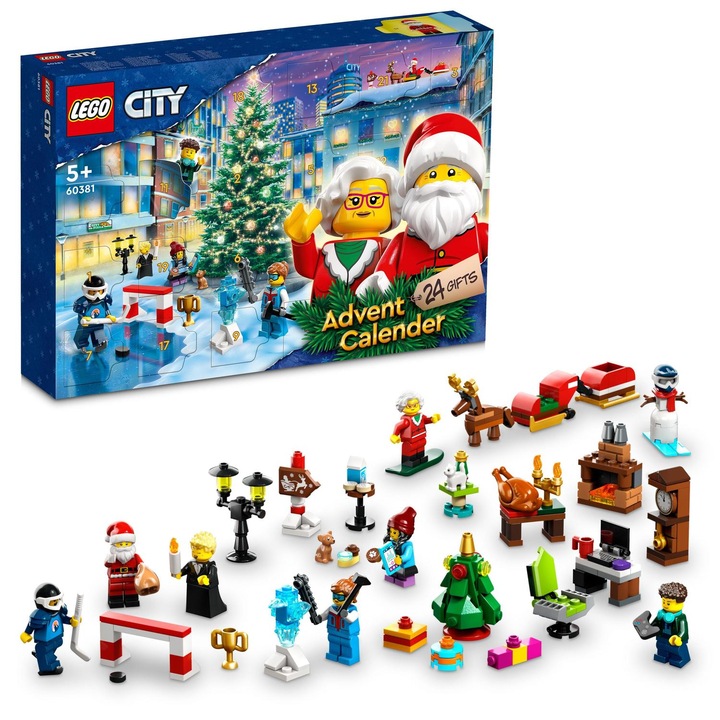 LEGO® City - Advent Calendar 2023 60381, 258 части