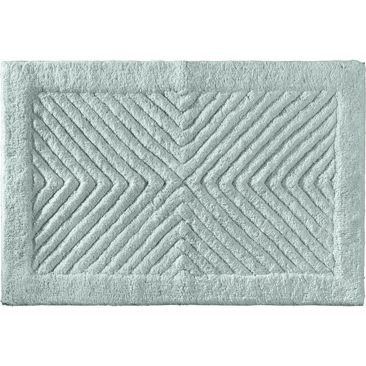 Covoras de baie, Guy Laroche, Bumbac, 40x60 cm, Verde menta