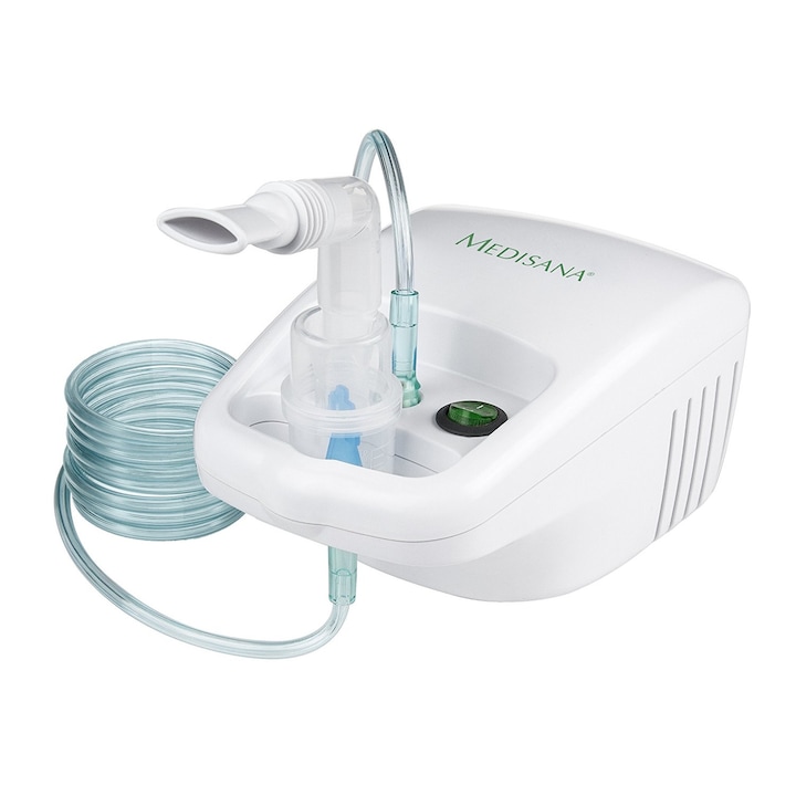 Inhalator Medisana IN 500, Furtun 2m, 3 Accesorii incluse, Alb