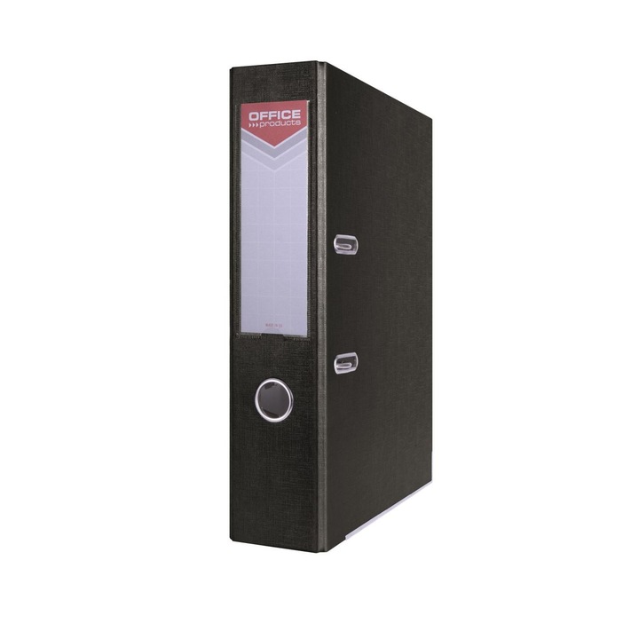 OFFICE Products ламиниран рафт за книги, 7,5 см, метални ъгли, черен