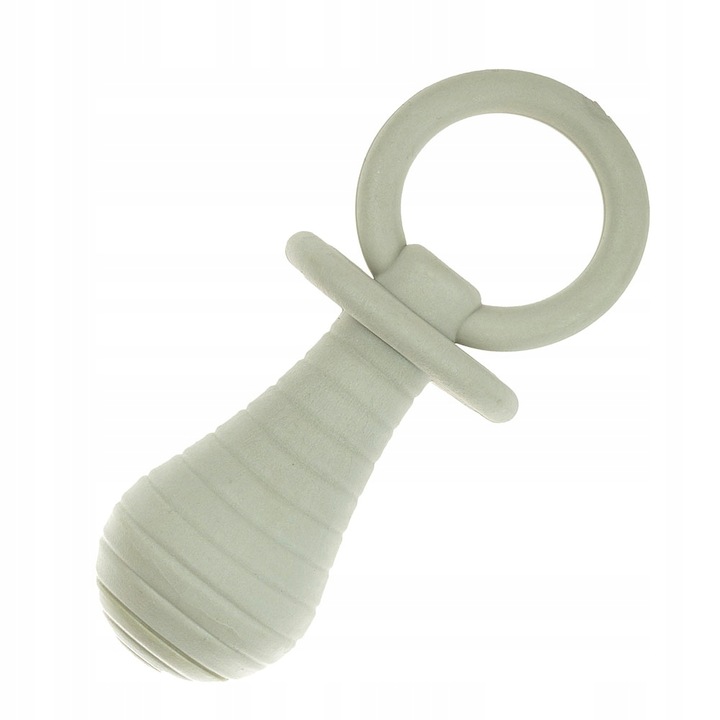 Jucarie Pentru Caini, Wesolypupil, Miscare, 5x13 cm, Cauciuc, Alb