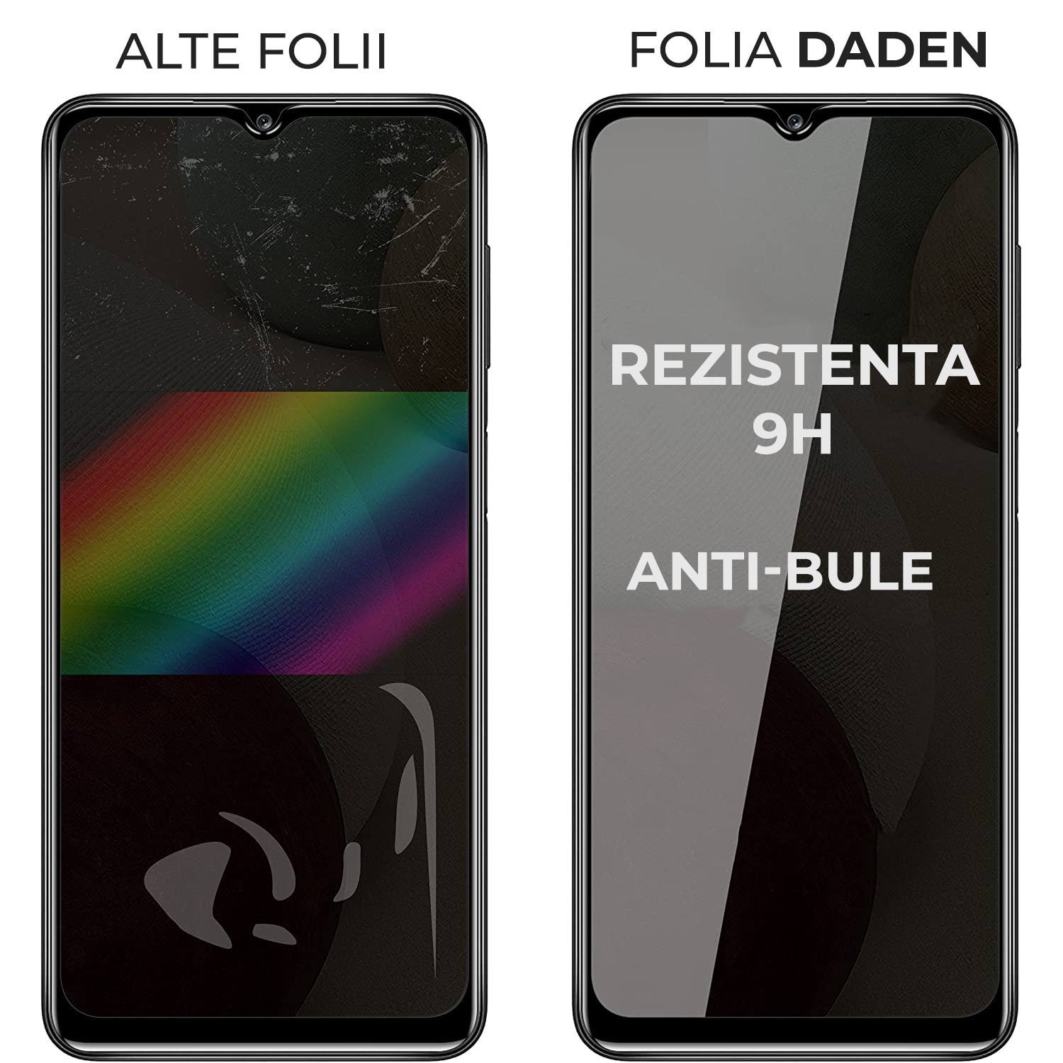 Folie Sticla Privacy Daden MaxProtection pentru Samsung A14, Full Cover, Protectie Profesionala, Ultra Rezistenta, Calitate Premium